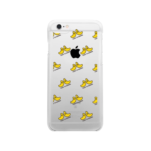 月とばなな Clear Smartphone Case