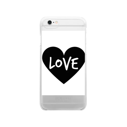 LOVE♥ 투명 스마트폰 케이스
