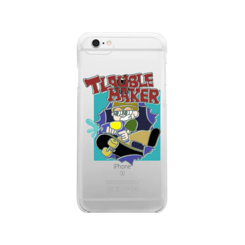 TROUBL MAKER Clear Smartphone Case