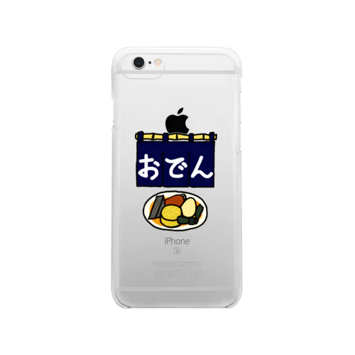 のれん_おでん1906 Clear Smartphone Case