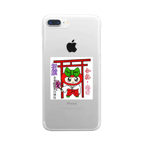 恋愛・合格祈願 Clear Smartphone Case