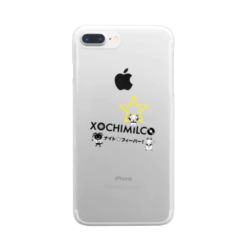 XochimilKids サタデーナイトフィーバー Clear Smartphone Case