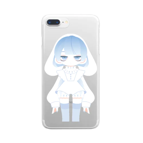 ベイビーブルードッグ Clear Smartphone Case