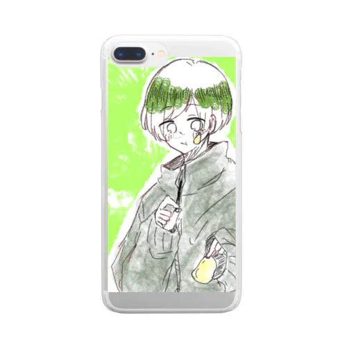 ほんわか Clear Smartphone Case