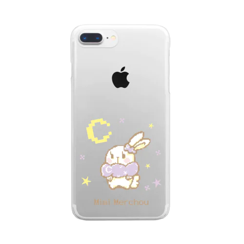 うさぎのミミ・メルシュ Clear Smartphone Case