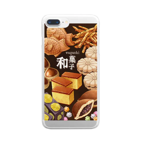  和菓子 Clear Smartphone Case