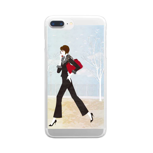 「ケイタイ」 Clear Smartphone Case