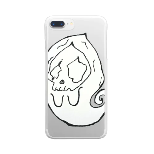 ちゃびるくん Clear Smartphone Case