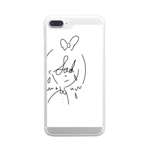 SadGirl◎ Clear Smartphone Case