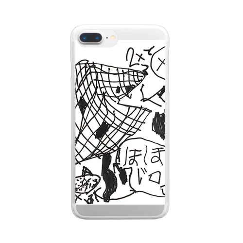 メガロドン Clear Smartphone Case