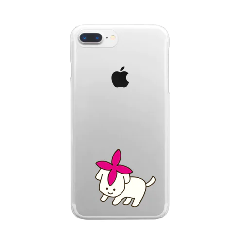 はないぬちゃん Clear Smartphone Case