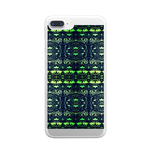 green scale Clear Smartphone Case