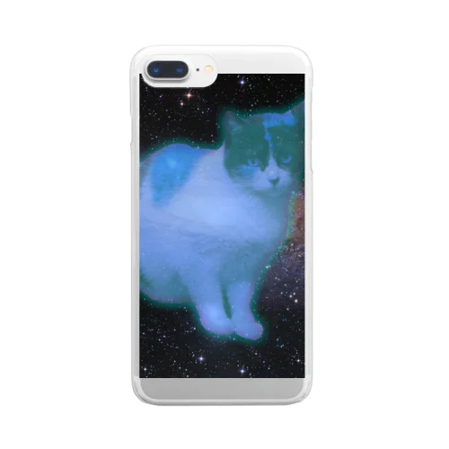 My Space Cat 1 クリアスマホケース