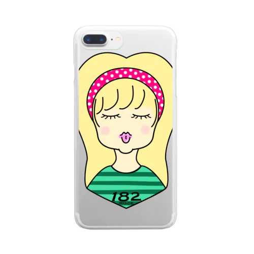 182_girl!! Clear Smartphone Case