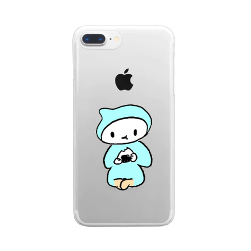 おにぎりドロンちゃん Clear Smartphone Case