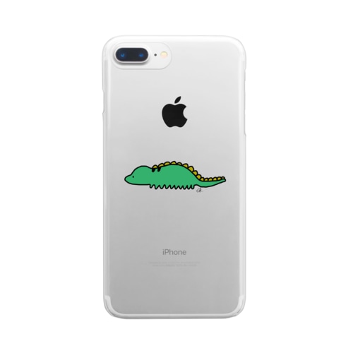 恐（くない）竜 Clear Smartphone Case