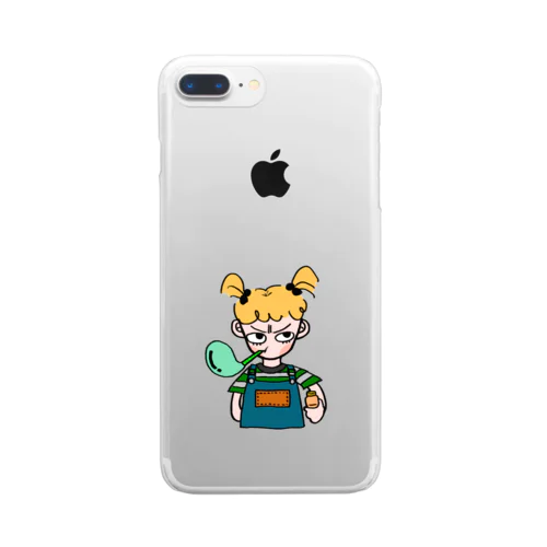 わるいこちゃん Clear Smartphone Case