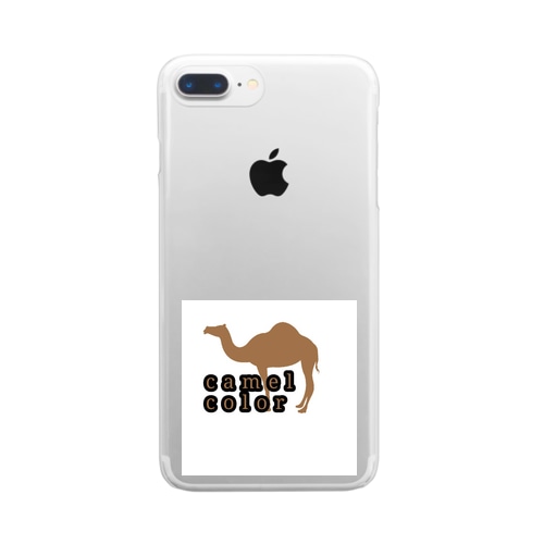 camel color Clear Smartphone Case