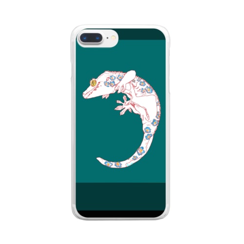 クレステッドゲッコー Clear Smartphone Case