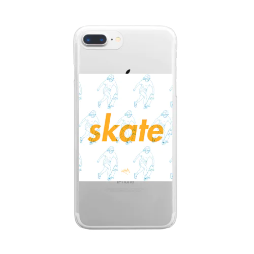 skate shite  Clear Smartphone Case