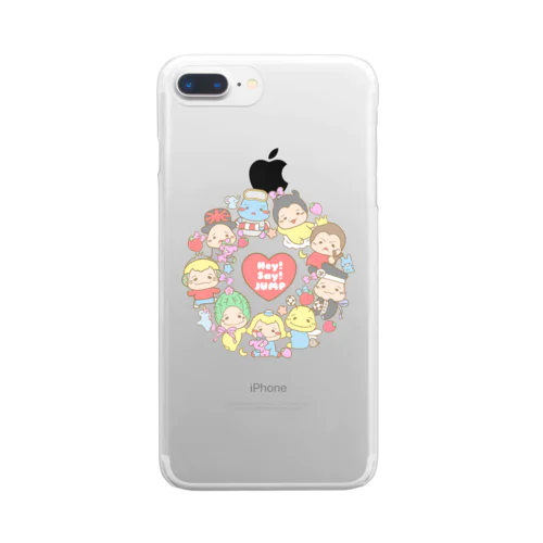 ぐるぐる★ぷぅちゃん Clear Smartphone Case