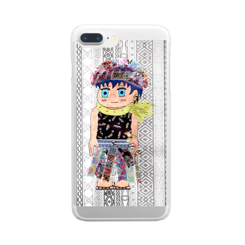 ダン王子 Clear Smartphone Case