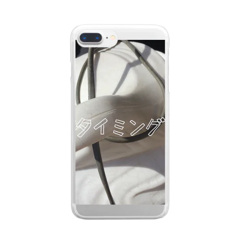 タイミング Clear Smartphone Case