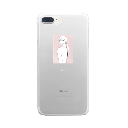 せなか Clear Smartphone Case