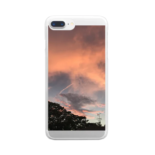 夕焼け Clear Smartphone Case