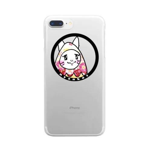 ニャンコフ-TKMK Clear Smartphone Case