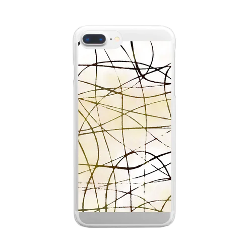 curve / abstract Clear Smartphone Case