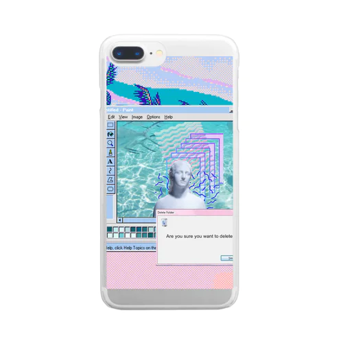 Heisei last summer Clear Smartphone Case