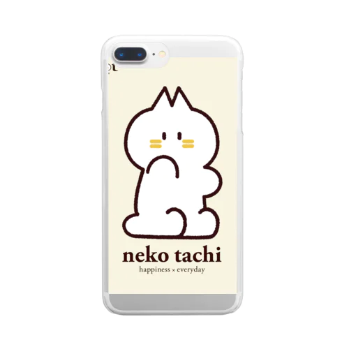 neko tachi  クリアスマホケース