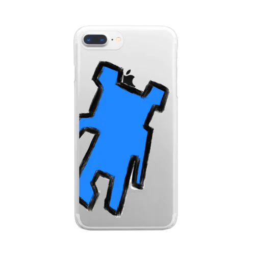 henteko kuma Clear Smartphone Case