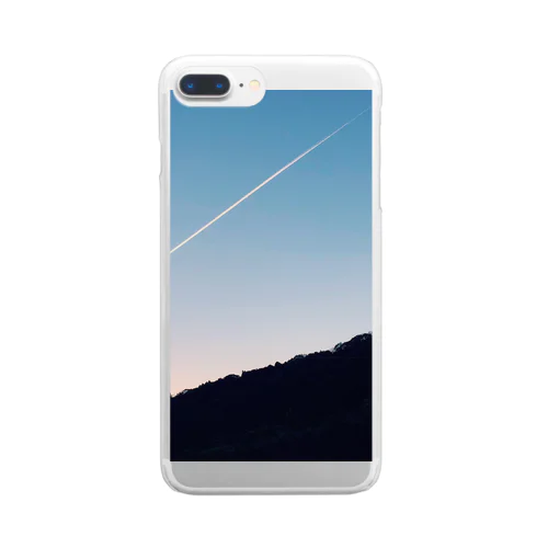 飛行機雲 Clear Smartphone Case