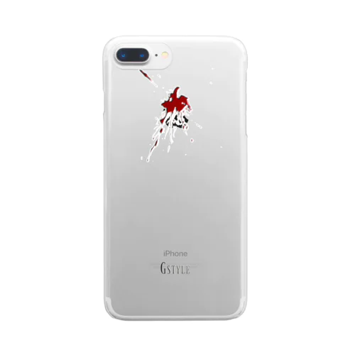 ぎのうし群”GINOUSHI(レッドスプラッシュ)”063 Clear Smartphone Case