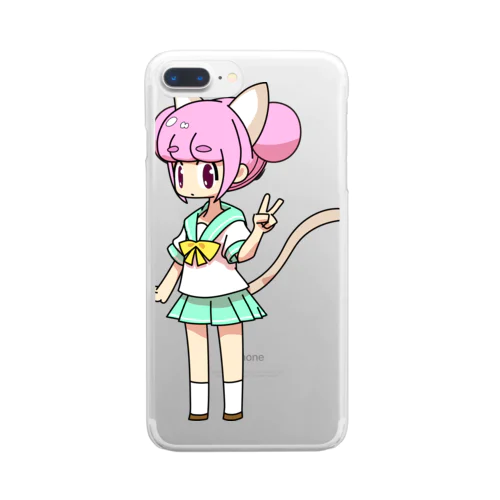 ncさんピース Clear Smartphone Case