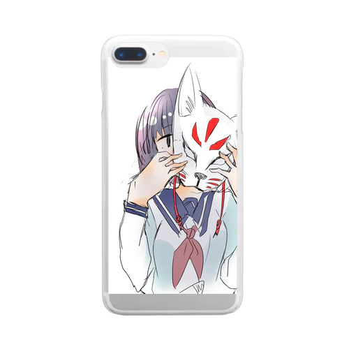 狐面 Clear Smartphone Case