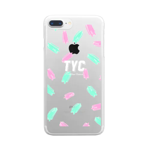 TYCペイント風 Clear Smartphone Case