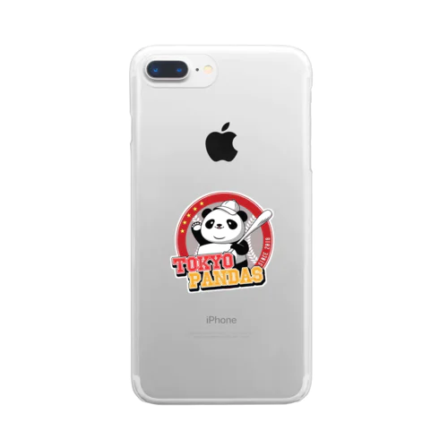 【Tokyo Pandas_Official Goods】Smartphone Case Logo（For iPhone Xs/X Only） Clear smartphone cases クリアスマホケース