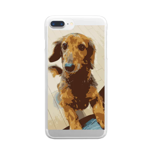 愛犬コナン Clear Smartphone Case