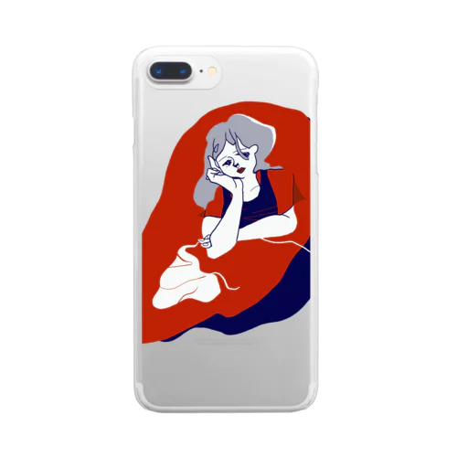 空想 Clear Smartphone Case