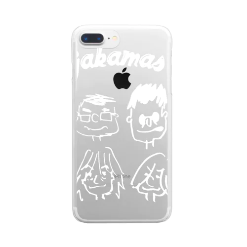 jakamas-白 Clear Smartphone Case