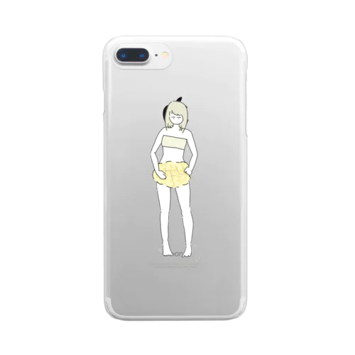 メロンパンつ Clear Smartphone Case