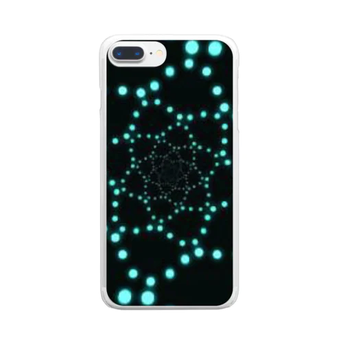 模様水玉 Clear Smartphone Case