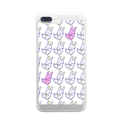 幻想ウサギ Clear Smartphone Case