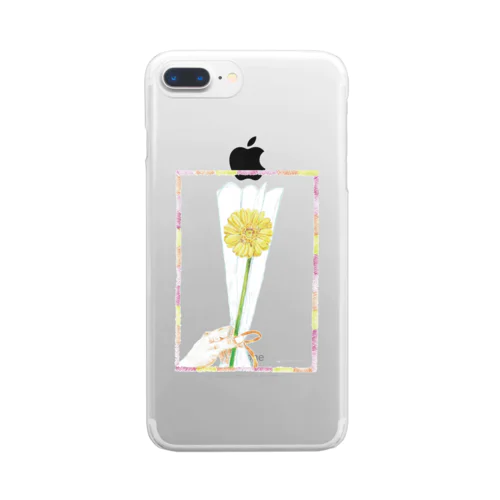 ありがとうの花 Clear Smartphone Case