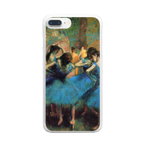 ドガ「青い踊り子たち」 Clear Smartphone Case