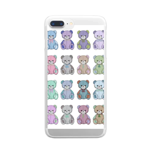 Teddy bears Clear Smartphone Case