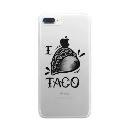 I ❤ TACO 🌮 Clear Smartphone Case